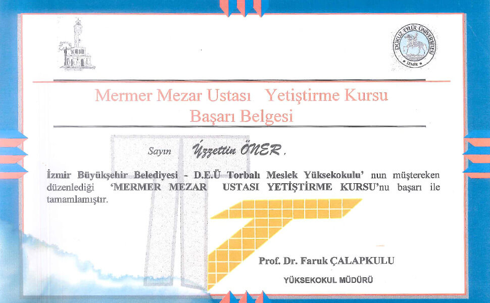 İzmir Mezar Yapımı